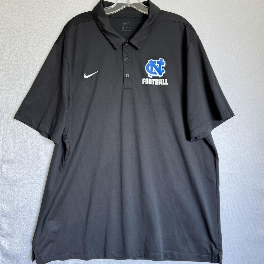 North Carolina Tar Heels Shirt Mens 2XL‎ NCAA Football Nike Dri Fit Polyester